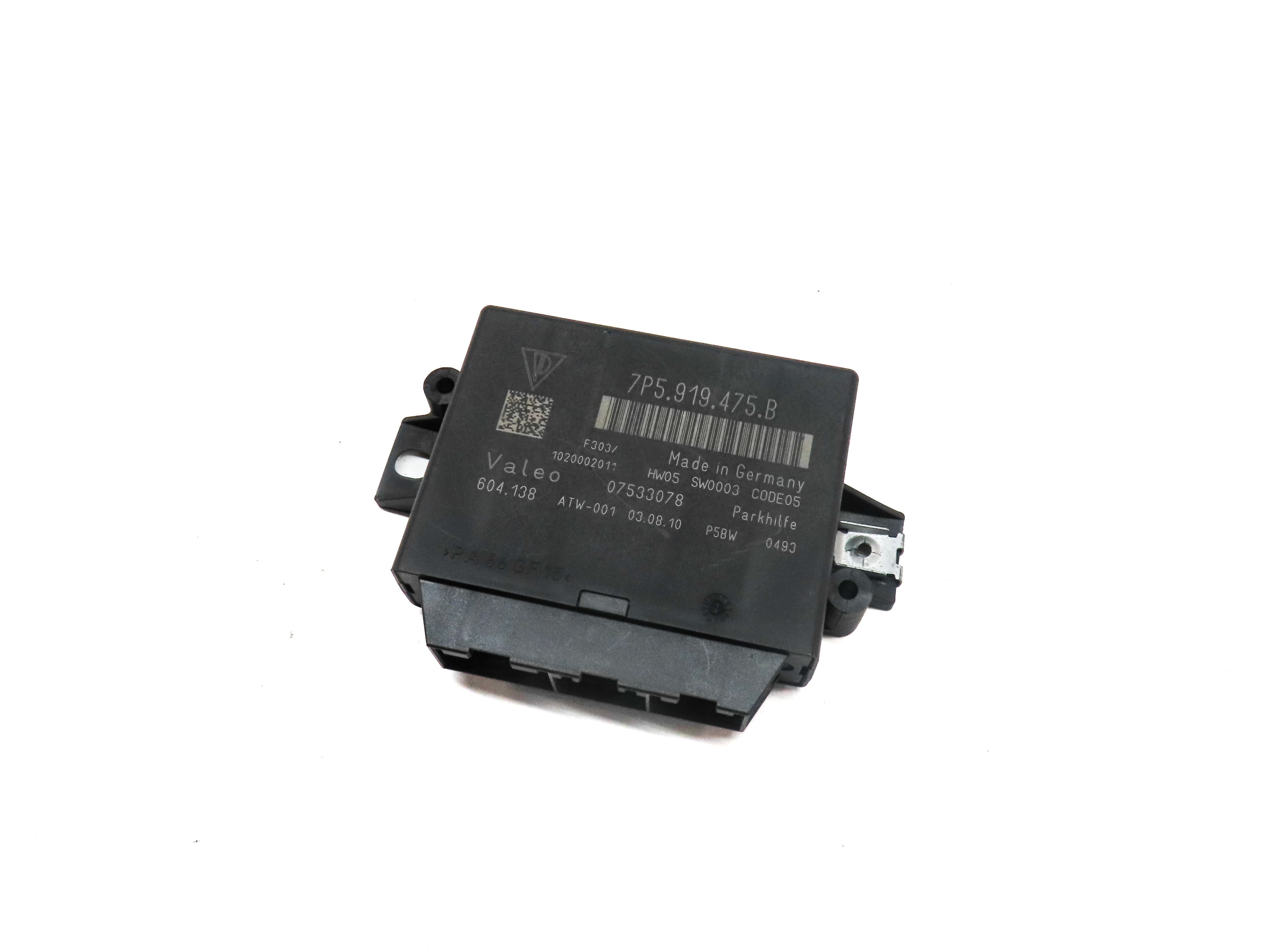 2011-2012 PORSCHE CAYENNE (958) PDC PARK DISTANCE ASSIST CONTROL MODULE — exact item pictured